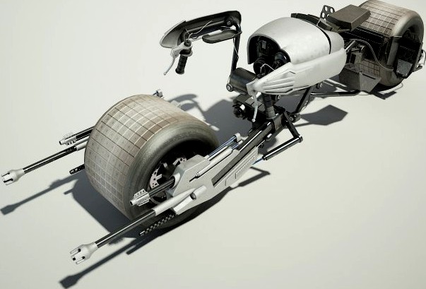 Batpod The Dark Knight 3D Model