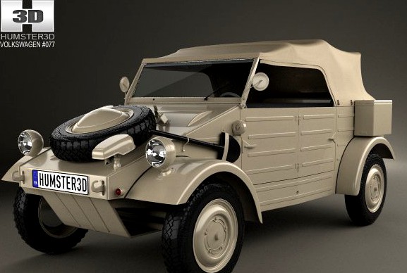 Volkswagen Kubelwagen 1945 3D Model