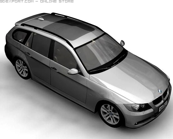 2006 BMW 3 Series Touring 3D Model