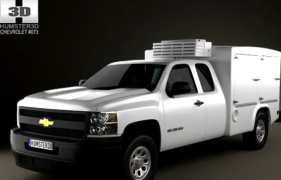 Chevrolet Silverado Hotshot II XL 2011 3D Model