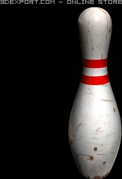 Bowling pin 3D Model