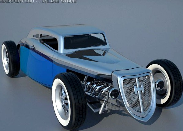 Hot Rod inspired by Chevrolet E85 3D Model