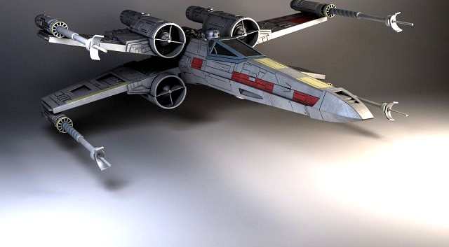 Star Wars XWing Fighter 3D Model
