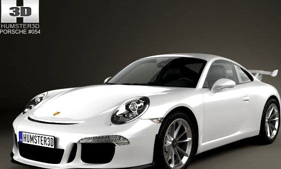 Porsche 911 991 Carrera GTR3 2013 3D Model