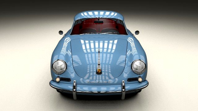 Porsche 356 3D Model