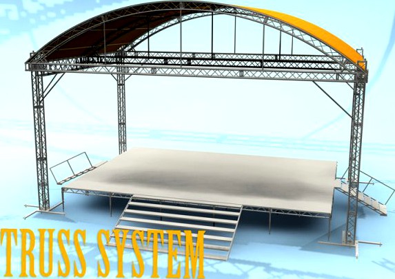 Roof system Truss system 3D Model
