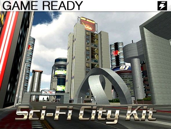 Game Ready Modular Sci-Fi City Kit