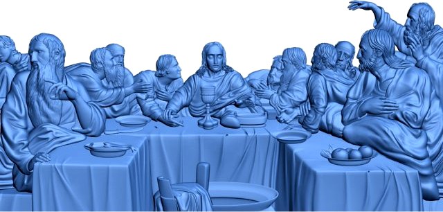 Lords Supper 3D Model