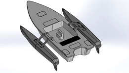 Unmanned Surface Vehicle - Tri-Hulled Catamaran