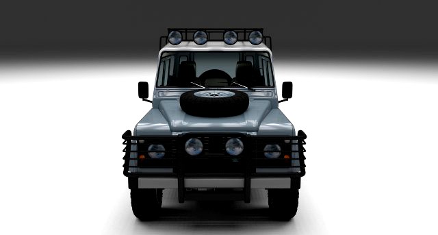 Land Rover Defender 110 Utility Station Wagon w in 3D Model