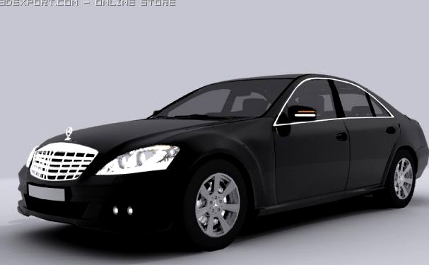 MercedesBenz SClass 3D Model