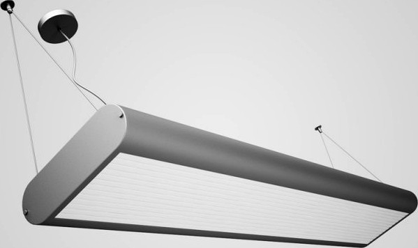 CGAxis Ceiling Office Lamp 36 3D Model