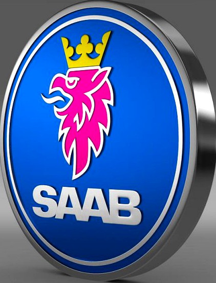 Saab Logo 3D Model