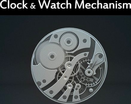 Clock  Watch Mechanism 3D Model