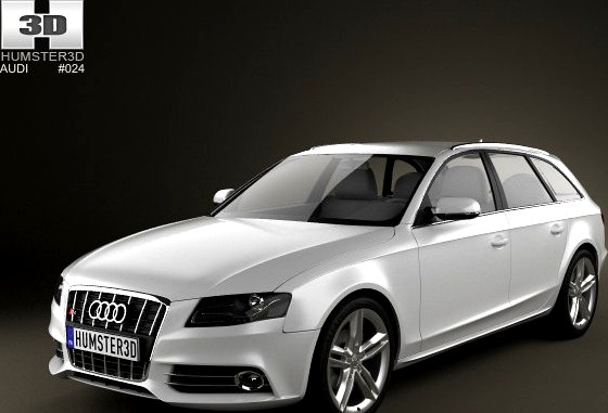 Audi S4 Avant 2011 3D Model