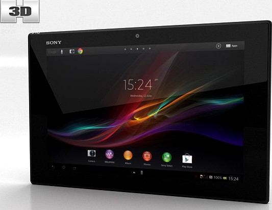 Sony Xperia Tablet Z 3D Model