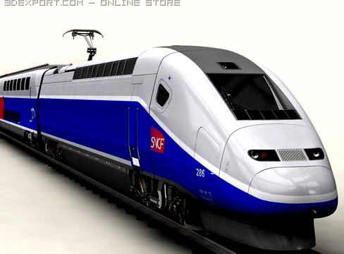 TGV Duplex 3D Model