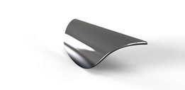 Simple metal drawer handle