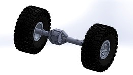 Rc Wriath Vanquish rear axle