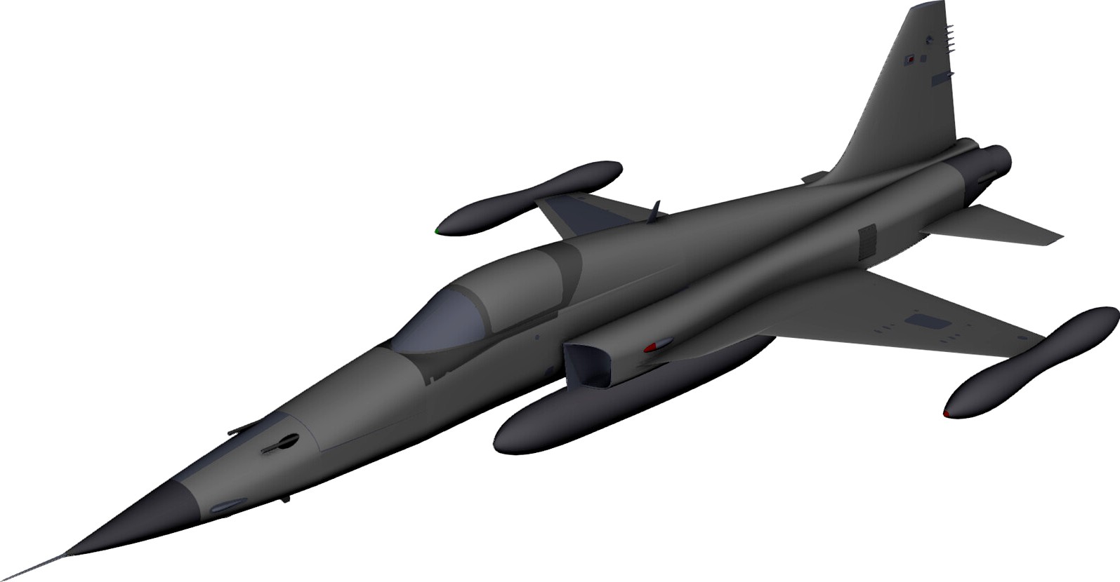 Northrop F-5E Tiger 2 3D CAD Model