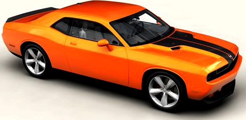 Dodge Challenger 2009 3D Model