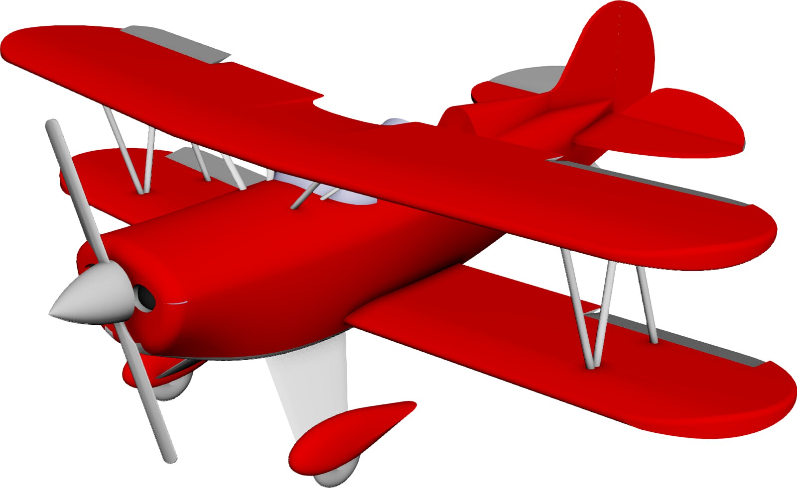 SPAD S.XIII Biplane 3D CAD Model