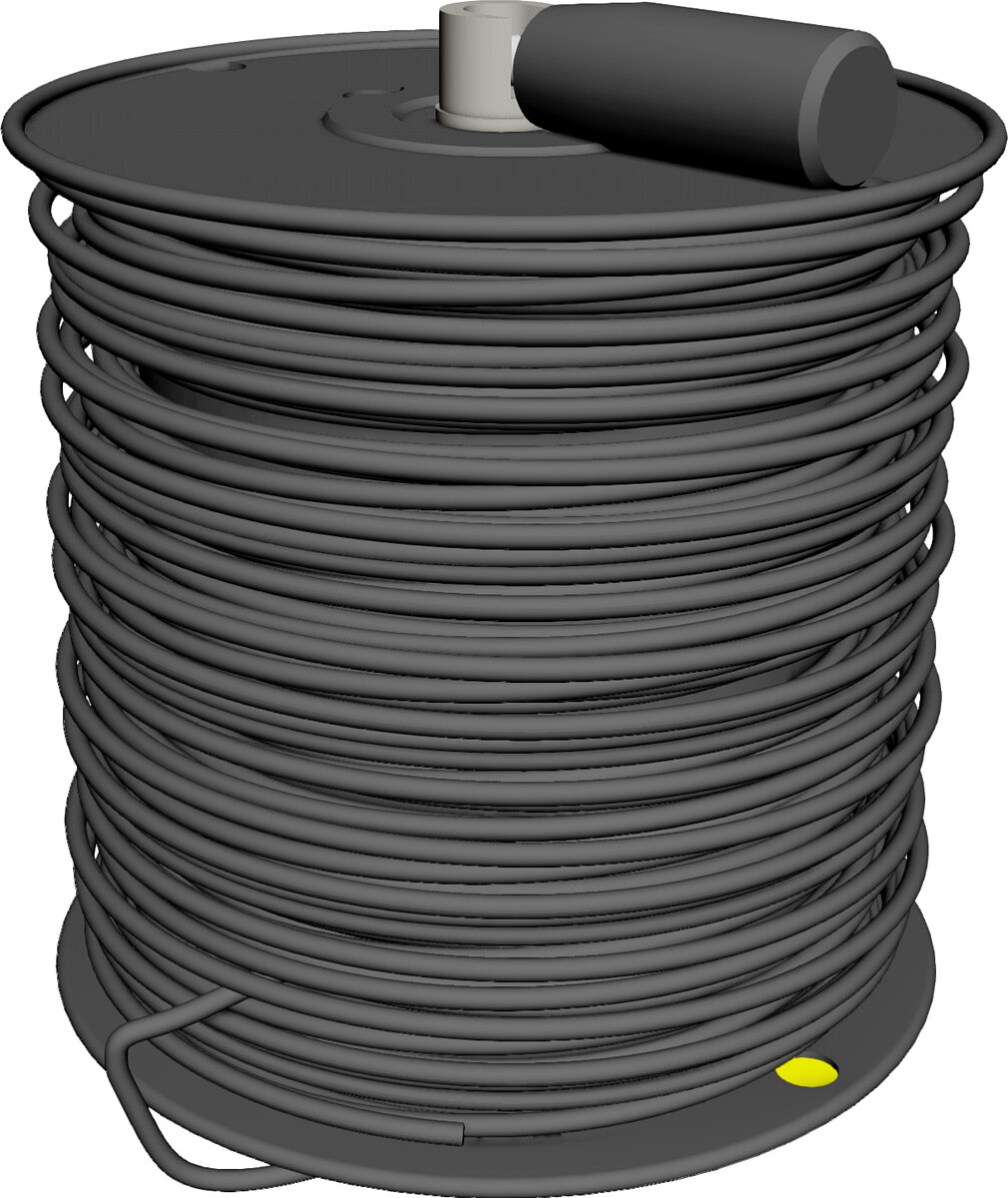 Fiber Optic Cable 3D CAD Model
