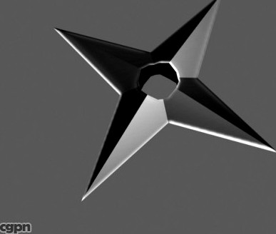 Star Shuriken (Throwing Star)3d model