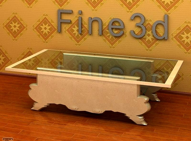 antique-09om-Table-016b3d model