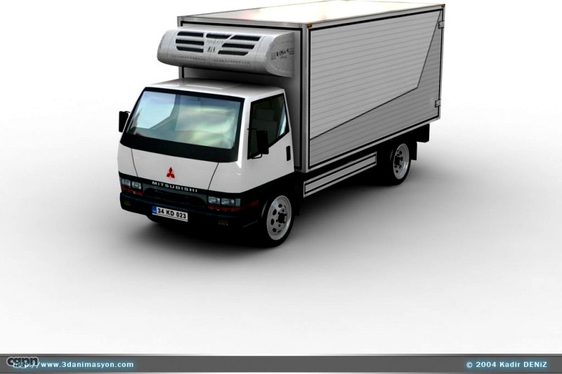 Mitsubishi Canter 2 Low Poly3d model