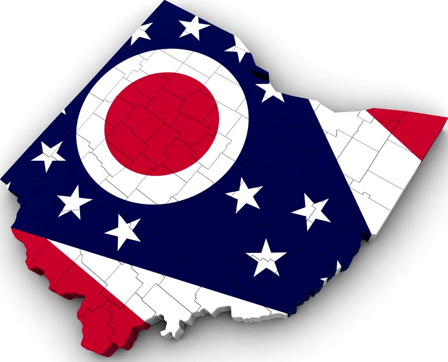 Ohio Political Map3d model