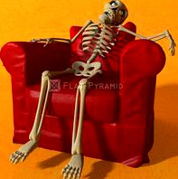 3D Model Cartoon Skeleton Rigged - 41317