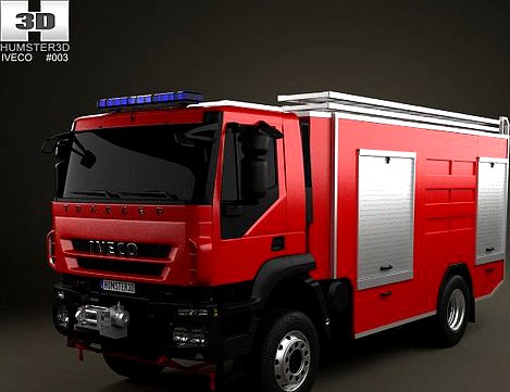 Iveco Trakker Fire Truck 2-axis 2012