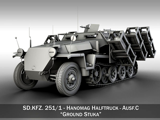 SD KFZ 251 1 - Ausf C - Ground Stuka