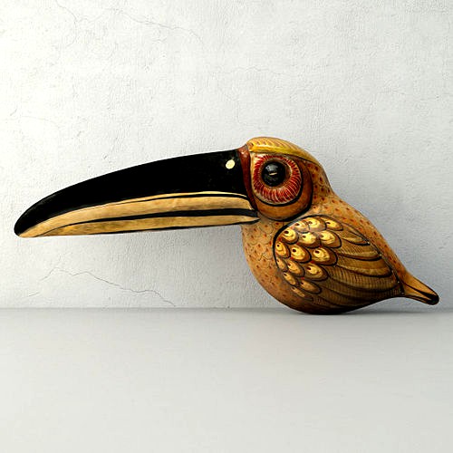 Vintage Paper Mache Tucan