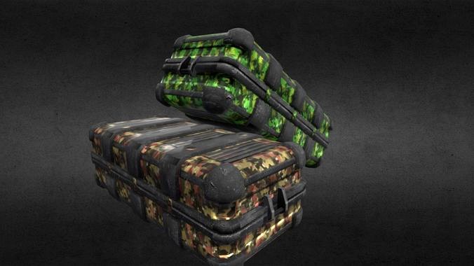 Camouflage Supply Crates