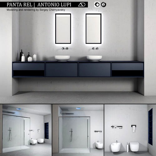 Bathroom furniture set Panta Rel 2