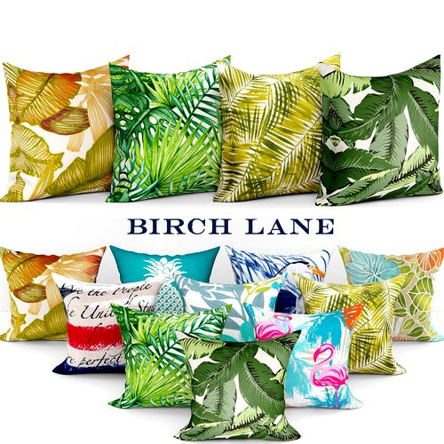 Collection of decorative pillows Birch Line 3