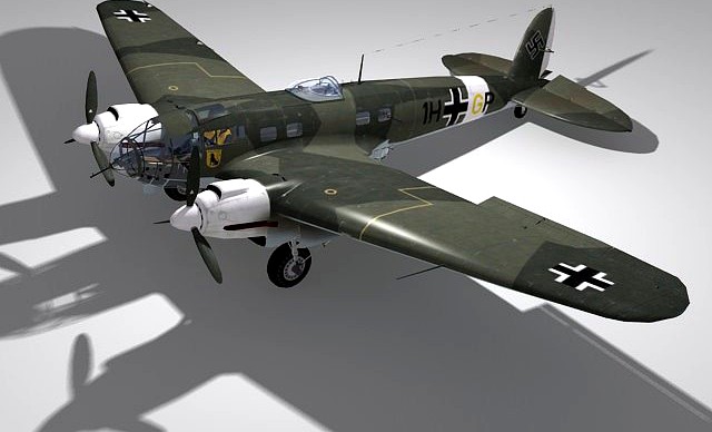 Heinkel He111 H-6 1HGP Luftwaffe military aircraft