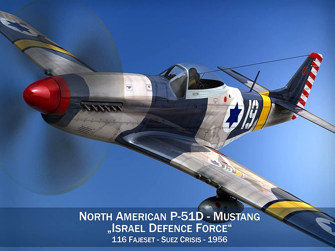 North American P-51D Mustang - Israel Defence Force