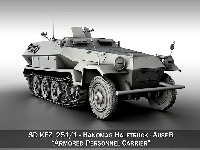 SD KFZ 251 1 Ausf B - Hanomag Halftruck