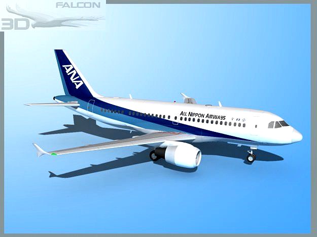 Falcon3D A319 All Nippon Airways