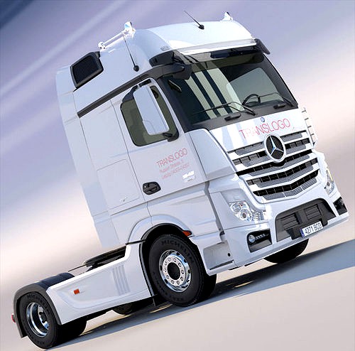 New Mercedes Actros MP4 GigaSpace Truck