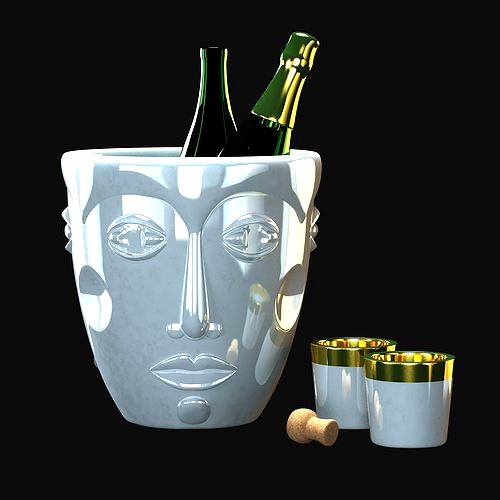 Faces- Champagne coolers by Sieger