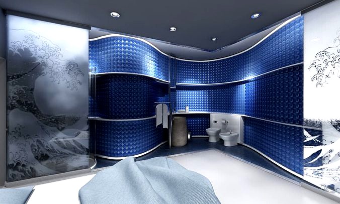 Original Blue Bathroom