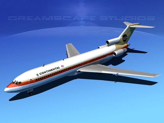 Boeing 727-200 Continental 1