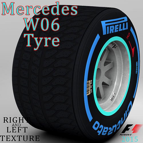 W06 Wet rear tyre