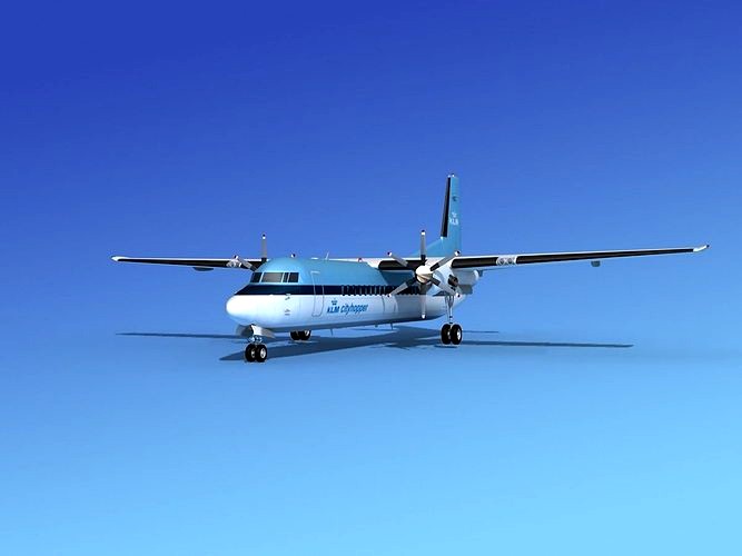 Fokker 50 KLM City Hopper