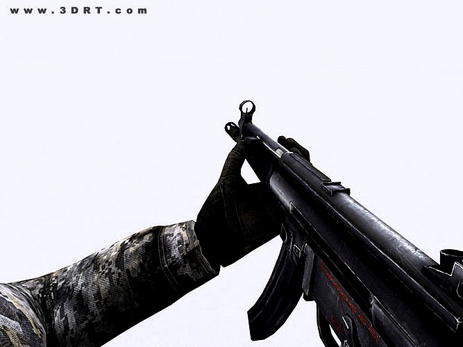 3DRT - Modern Firearms Animated - HK - MP5
