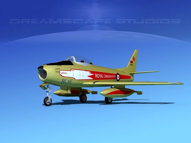 North American F-86 Sabre Jet RCAF Golden Hawks